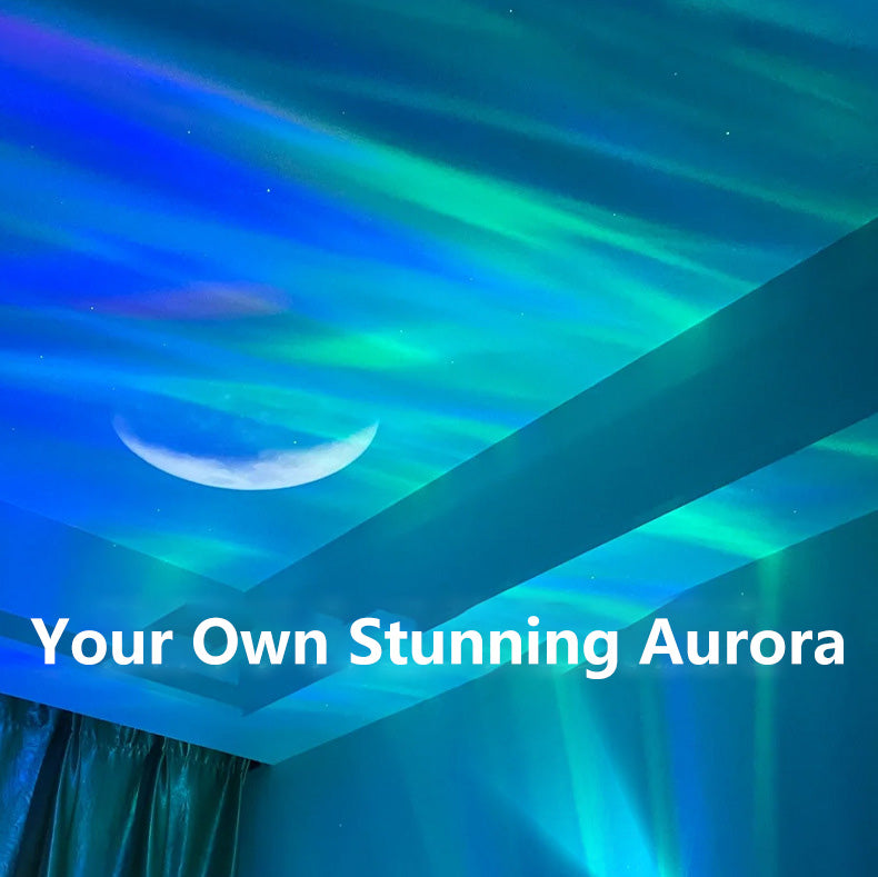 Aurora & Starry Sky Projection Bluetooth Speaker (with Ambient Light)
