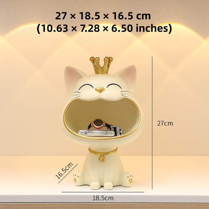 Big Mouth Cat Key Storage Decoration