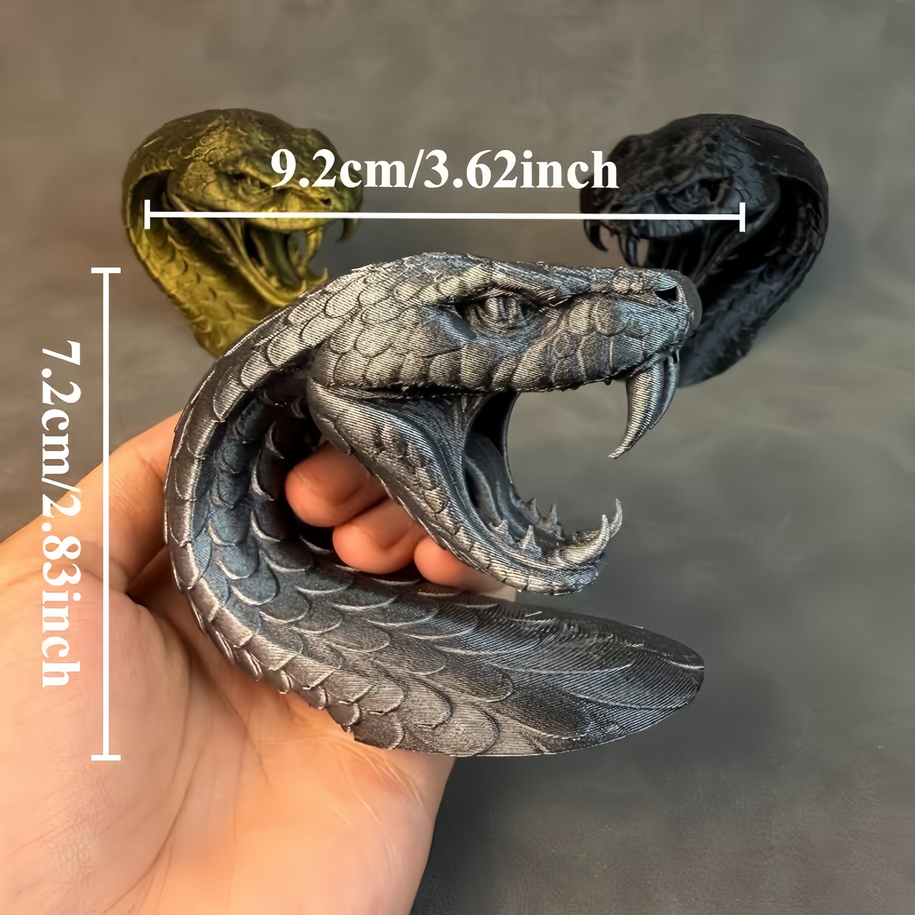 Serpent Head Sculpture