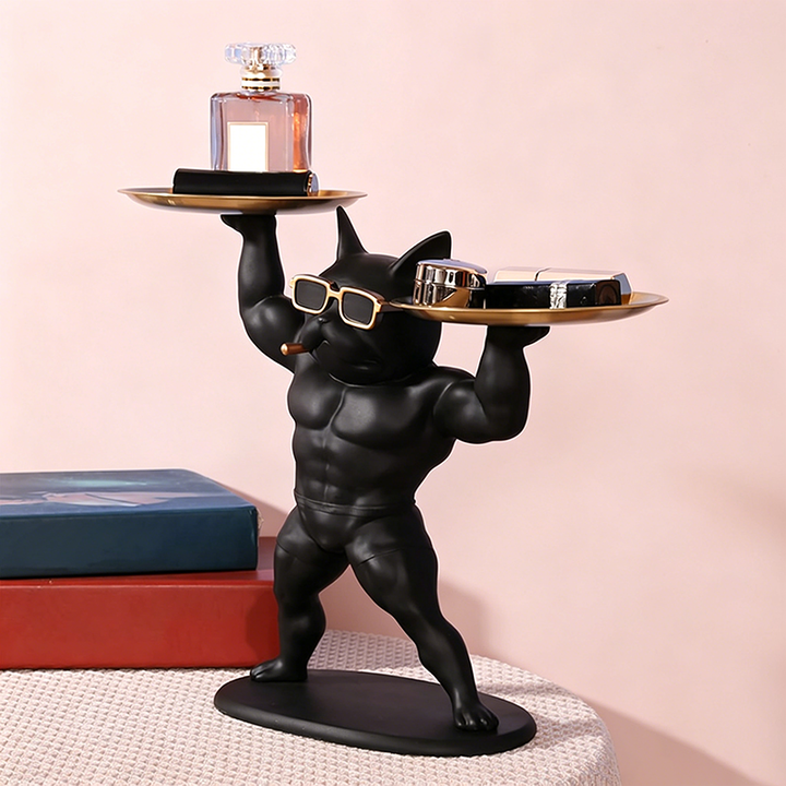 Buff French Bulldog Butler Tray