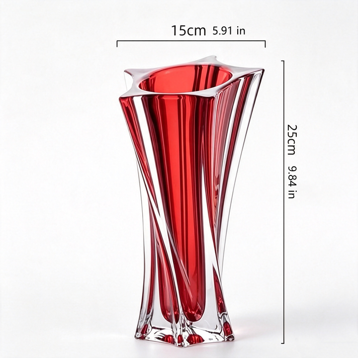 A high-quality, thickened vase that embodies a unique, niche aesthetic.