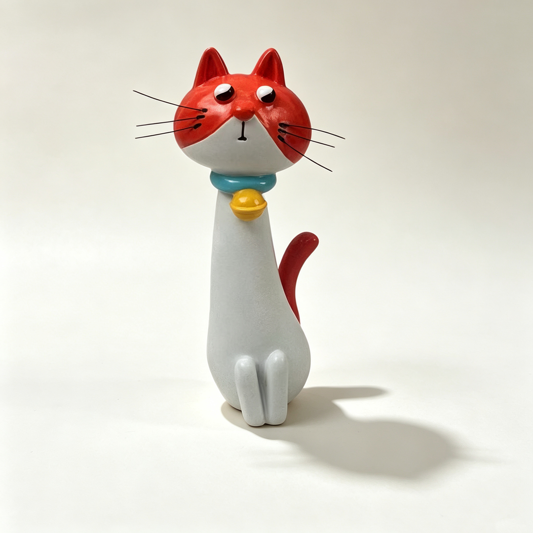 Playful Handmade Resin Cat and Dog Shaped Vases