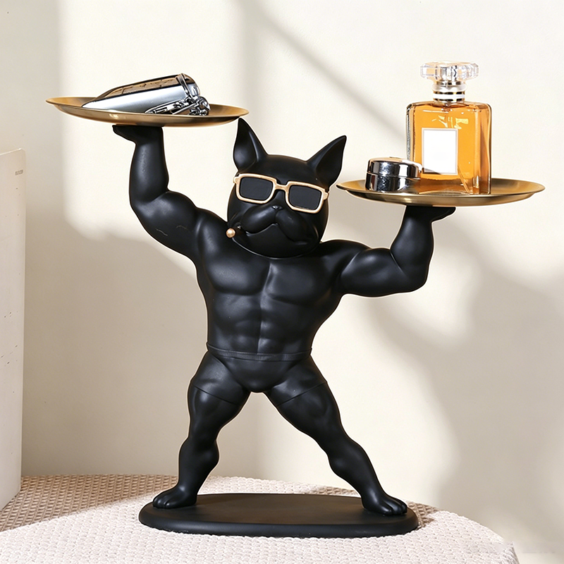 Buff French Bulldog Butler Tray