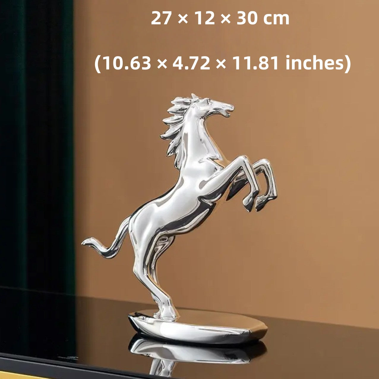 Equestrian Elegance - Copper Horse Sculpture