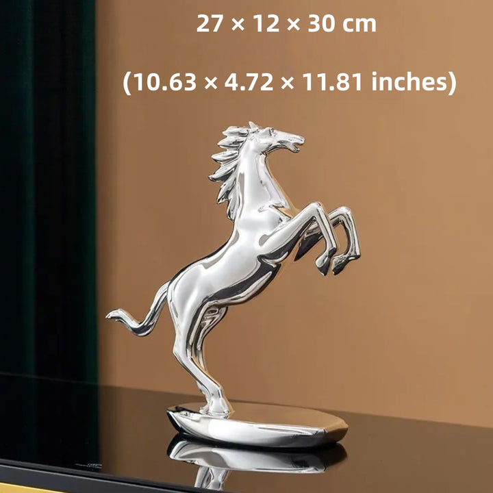 Equestrian Elegance - Copper Horse Sculpture