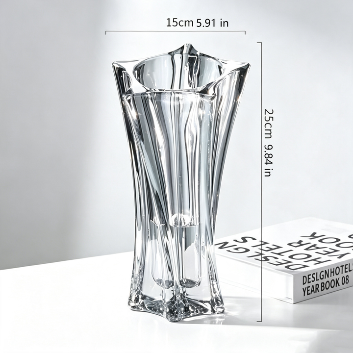 A high-quality, thickened vase that embodies a unique, niche aesthetic.