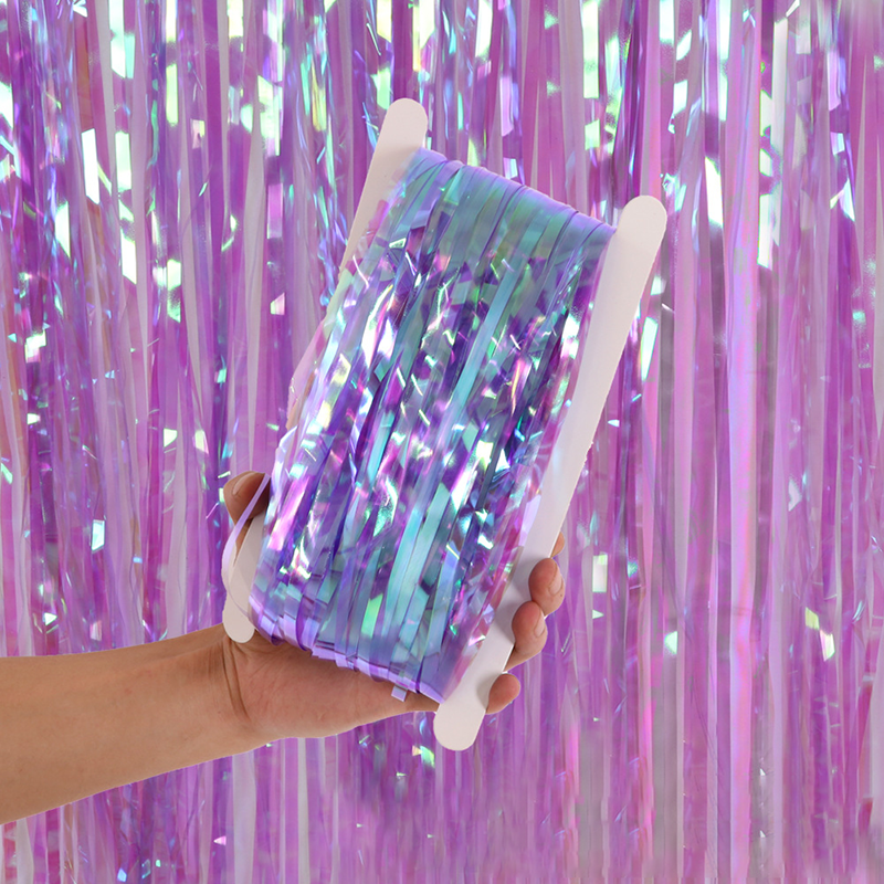 Starlight Rainbow Tinsel Curtain (The Top Choice for Festive Parties)