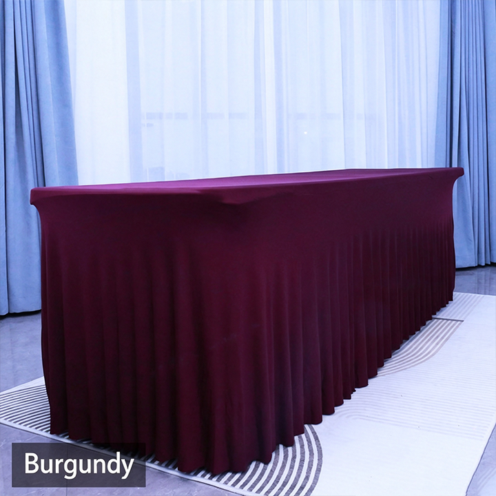 Stretch table cover: dust-proof and durable—an ideal choice for parties