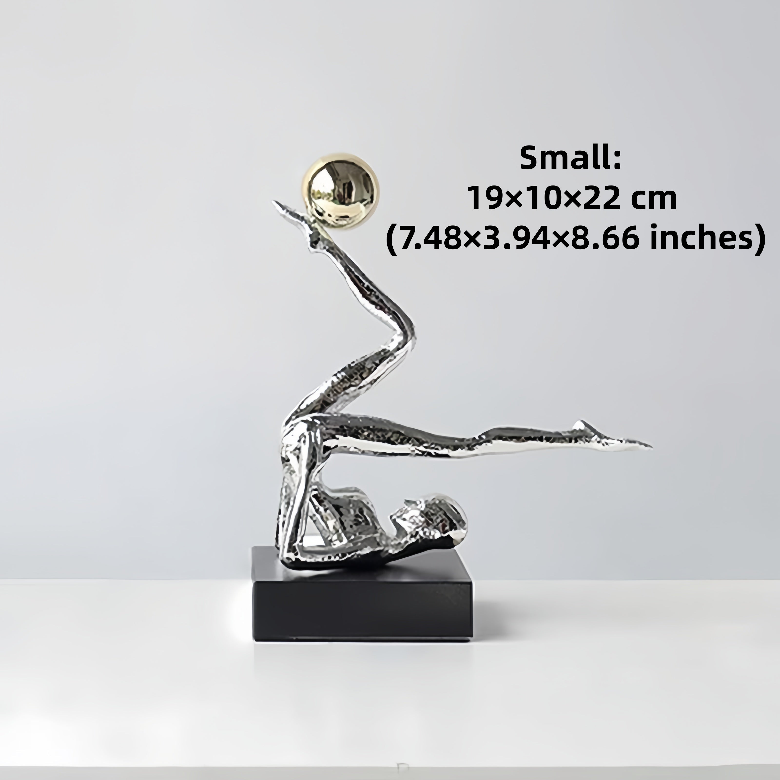 The Equilibrium - Handstand Figure Sculpture in Cast Iron