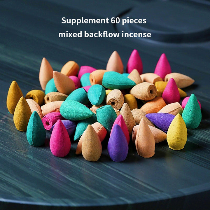 Creative Resin Backflow Incense Burner Ornament