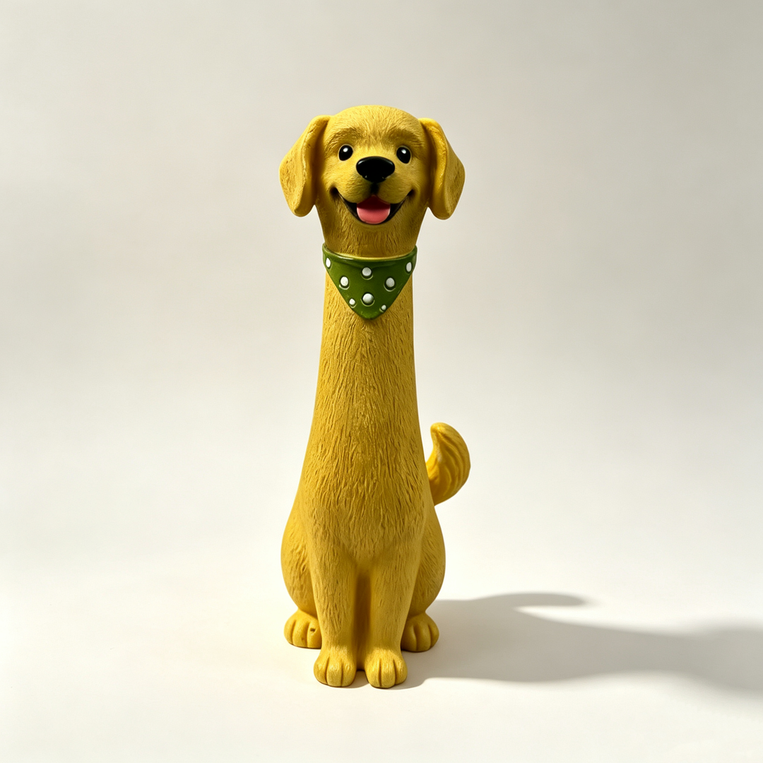 Playful Handmade Resin Cat and Dog Shaped Vases