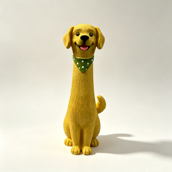 Playful Handmade Resin Cat and Dog Shaped Vases