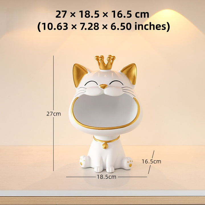 Big Mouth Cat Key Storage Decoration