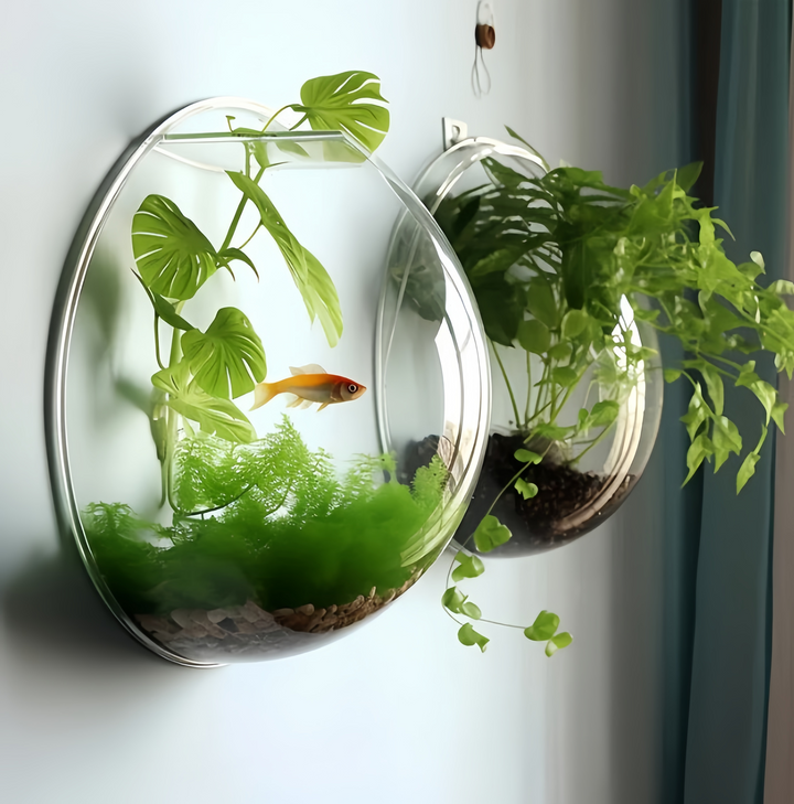 Wall-mounted flower pots
