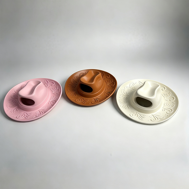 Resin Wall-Mounted Decorative Vase (Hat-Shaped)