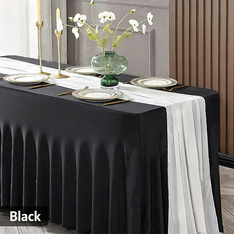Stretch table cover: dust-proof and durable—an ideal choice for parties