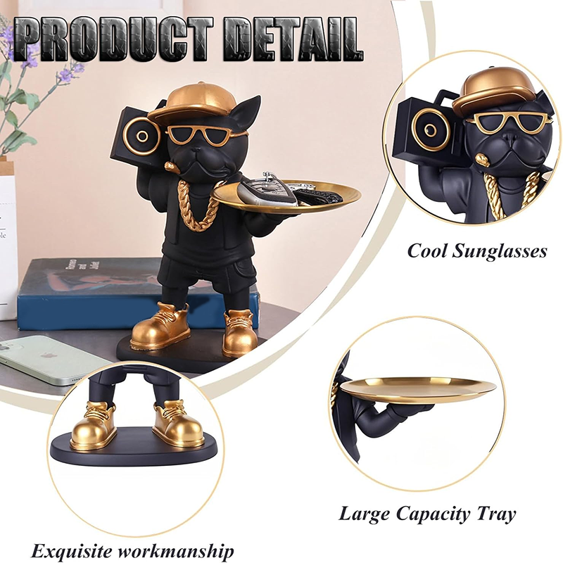 French Bulldog-Shaped Speaker Ornament