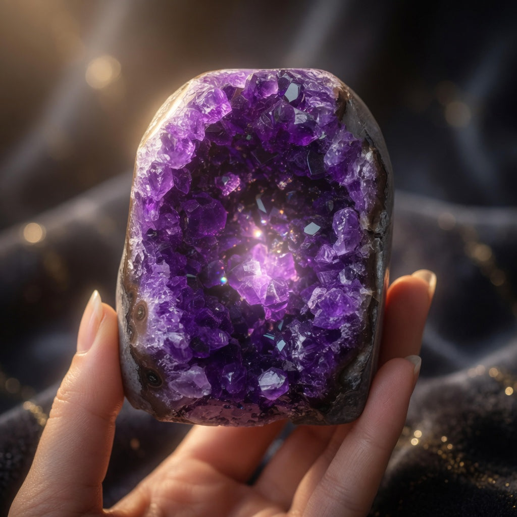 Natural Amethyst Cluster —Natural Materials Infused with Spirituality
