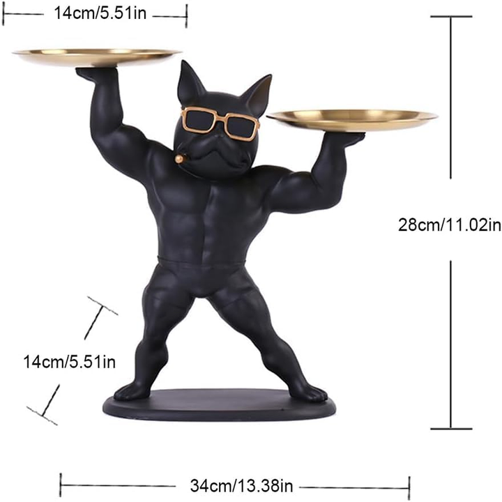 Buff French Bulldog Butler Tray