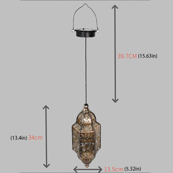 Solar-Powered Cutout Ambient Projection Garden Light