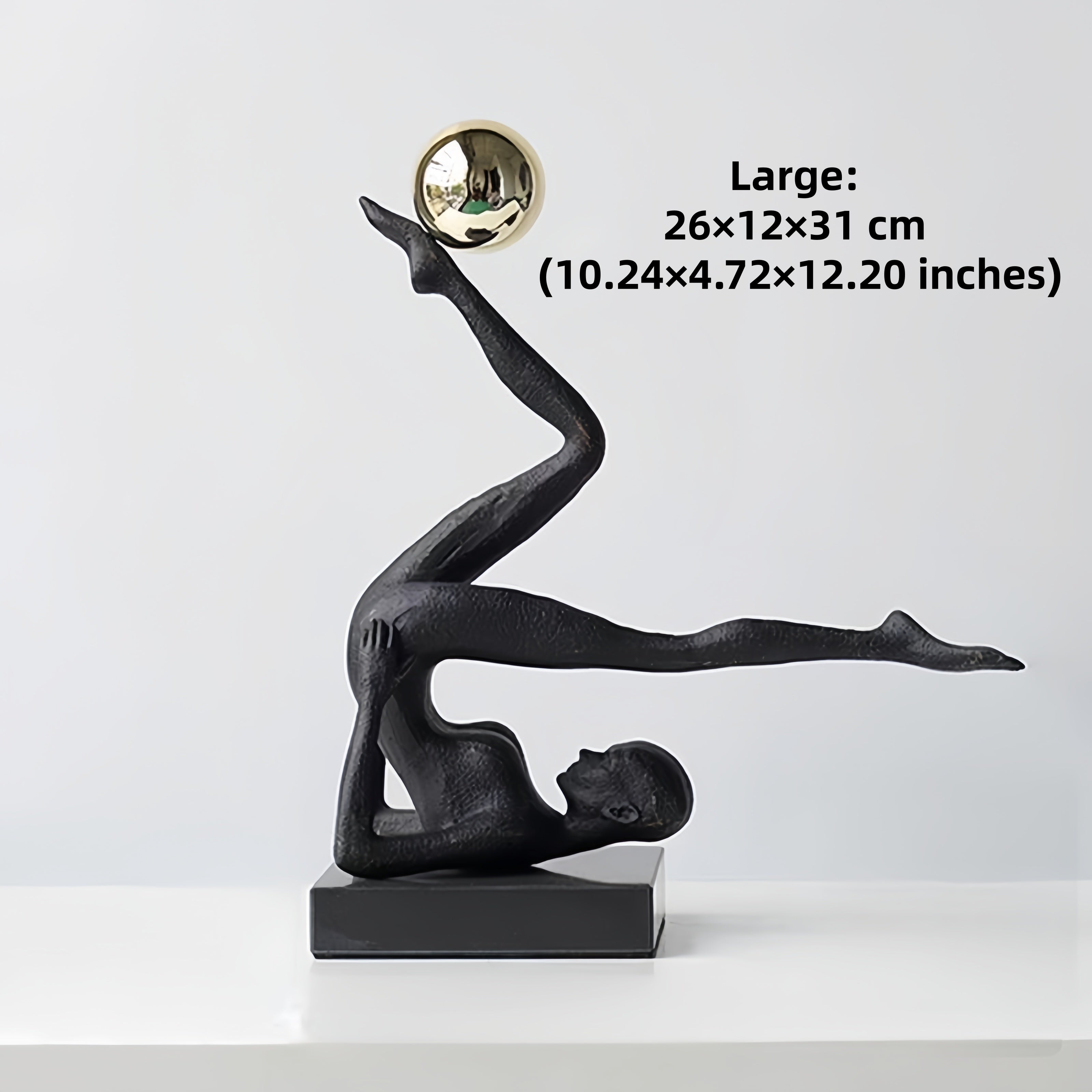 The Equilibrium - Handstand Figure Sculpture in Cast Iron