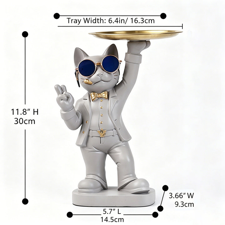 Cool Cat Sculpture Decor