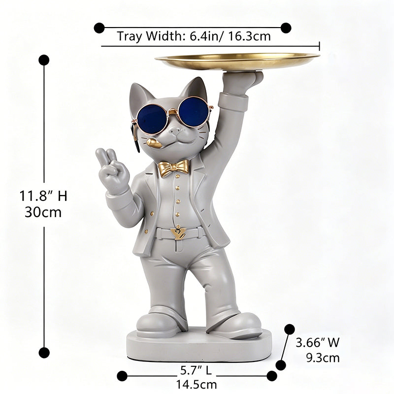 Cool Cat Sculpture Decor
