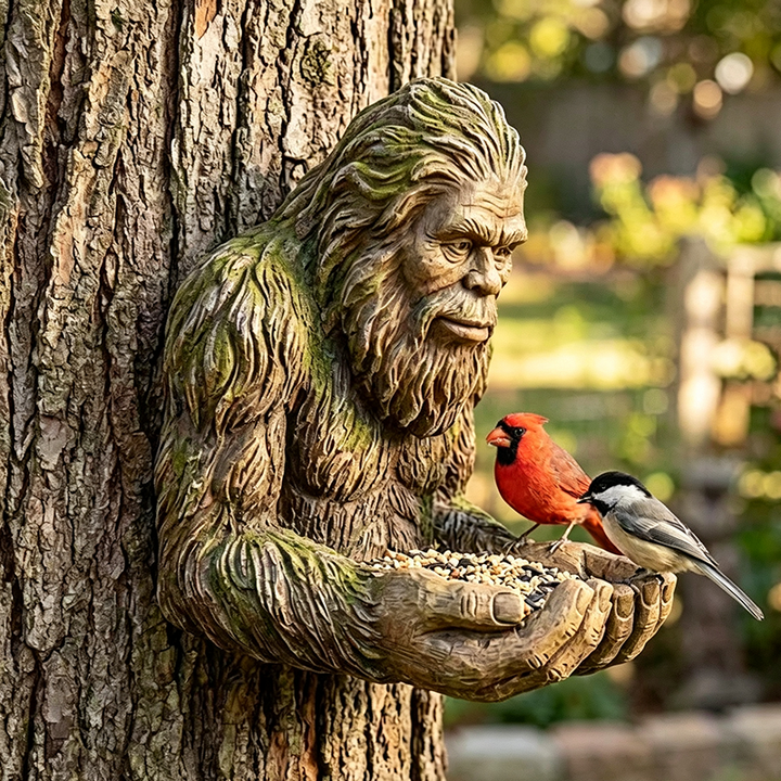 Unique and novel resin bird feeder craft