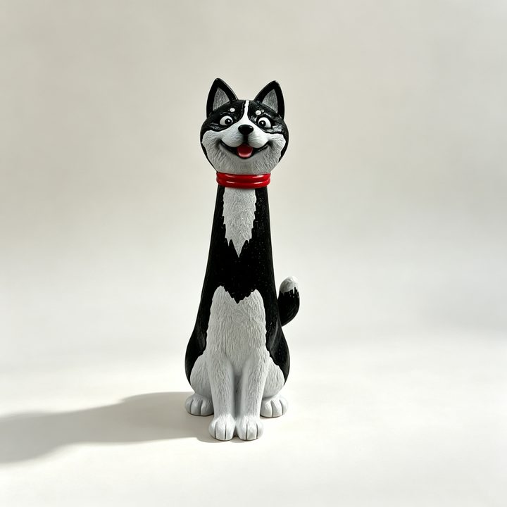 Playful Handmade Resin Cat and Dog Shaped Vases