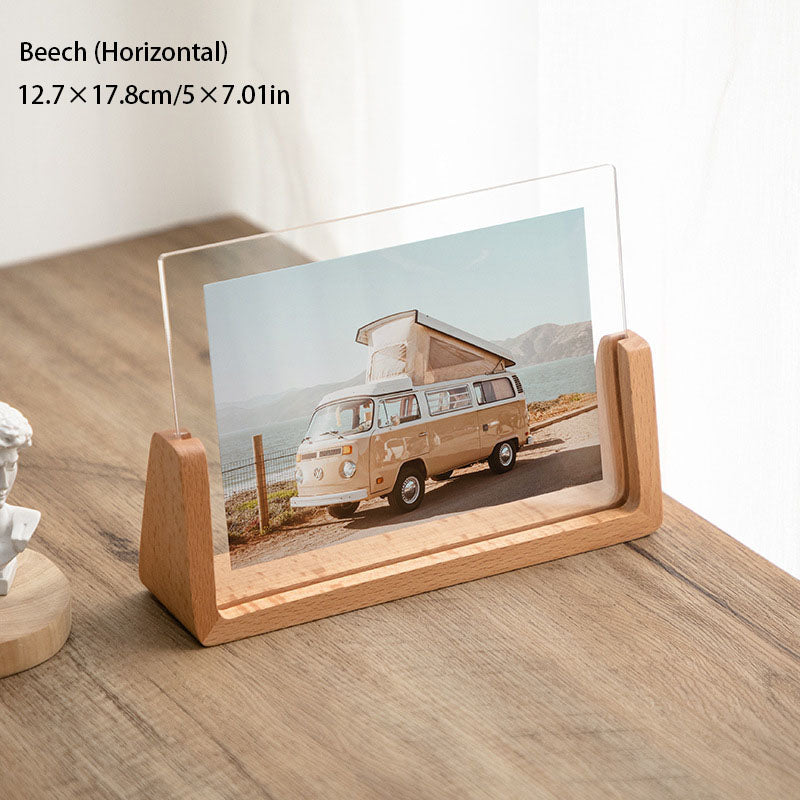 Acrylic and Walnut Gift Photo Frame