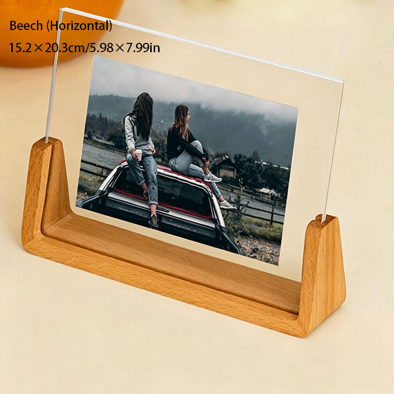 Acrylic and Walnut Gift Photo Frame