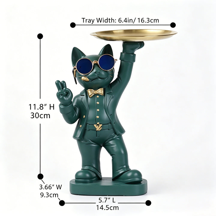 Cool Cat Sculpture Decor