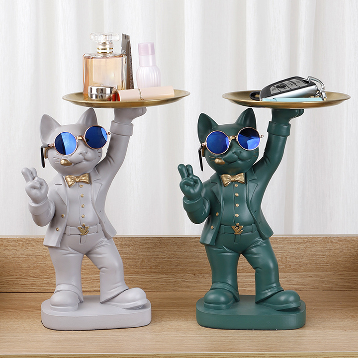 Cool Cat Sculpture Decor