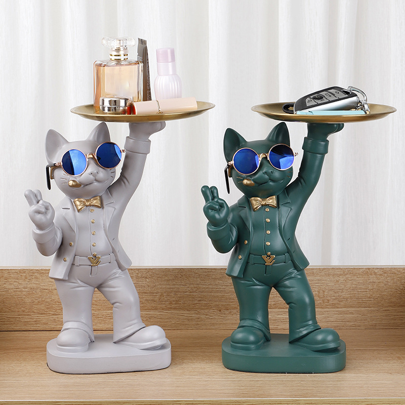 Cool Cat Sculpture Decor