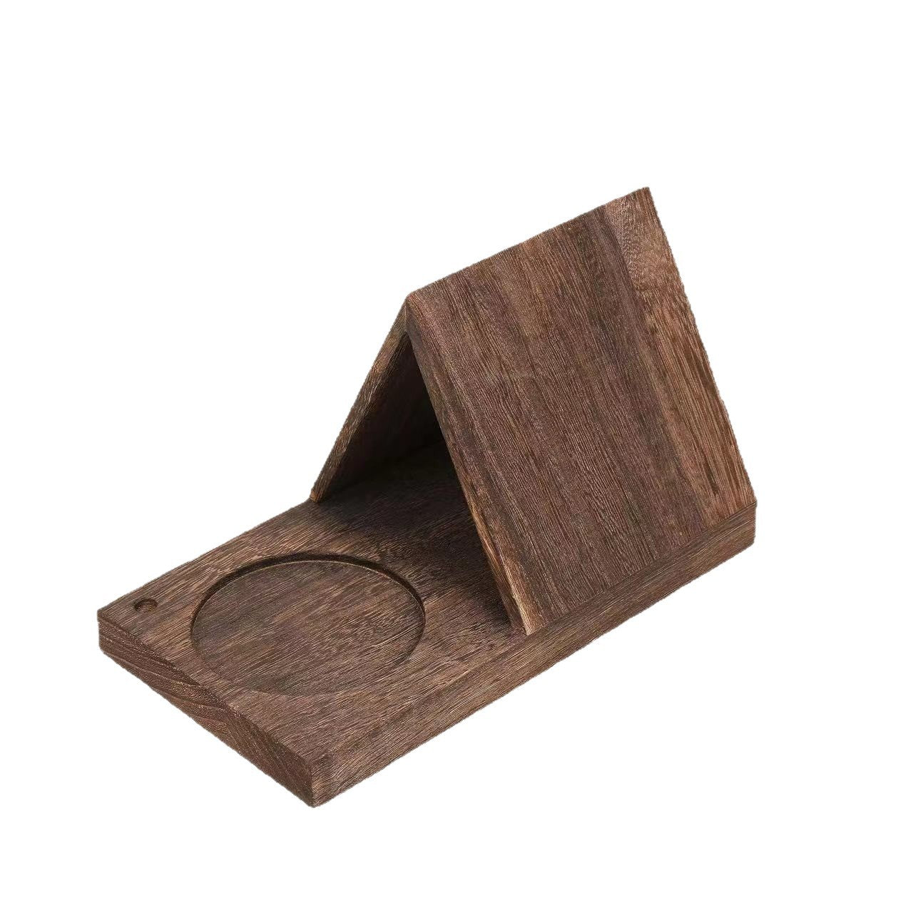 Multifunctional Solid Wood Triangular Desktop Stand