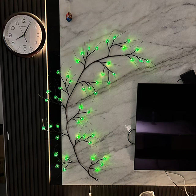 Bendable decorative LED string lights (branch/vine style)