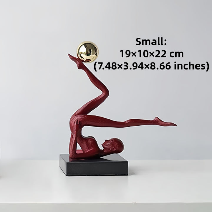 The Equilibrium - Handstand Figure Sculpture in Cast Iron