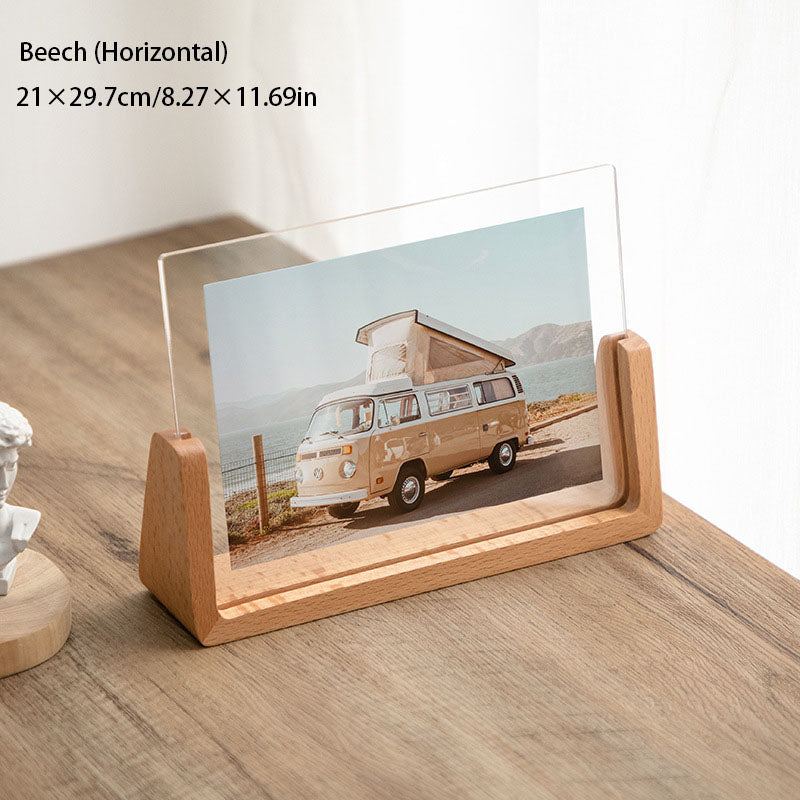 Acrylic and Walnut Gift Photo Frame