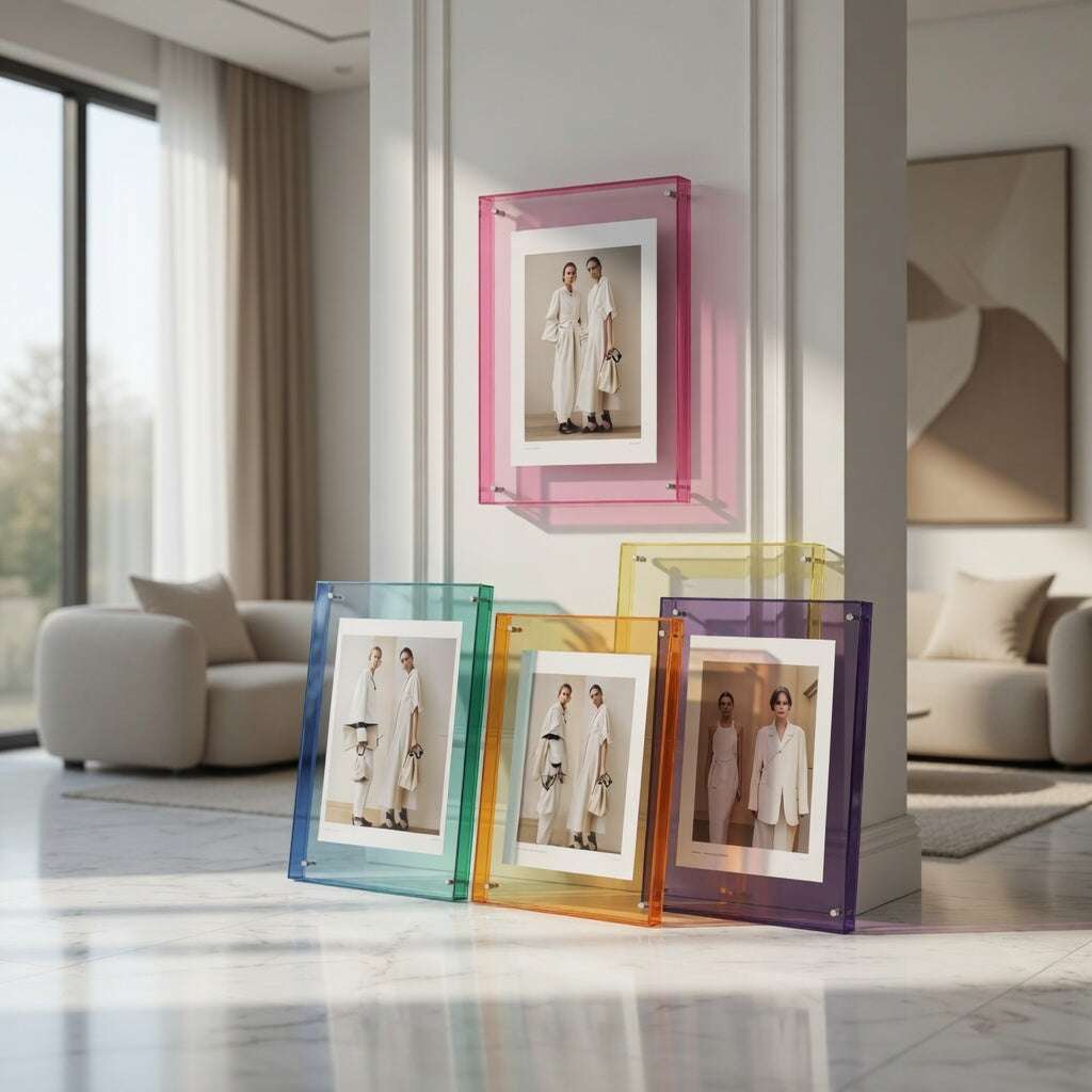 Light Luxury, High-End Transparent Wall-Mounted Display Frame