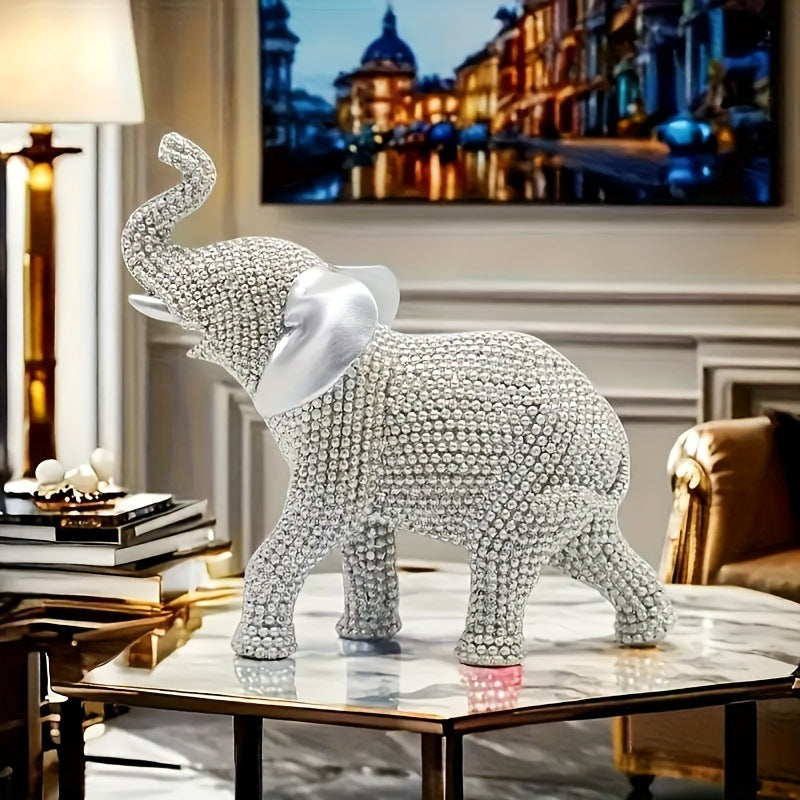 Textured Elephant Figurine