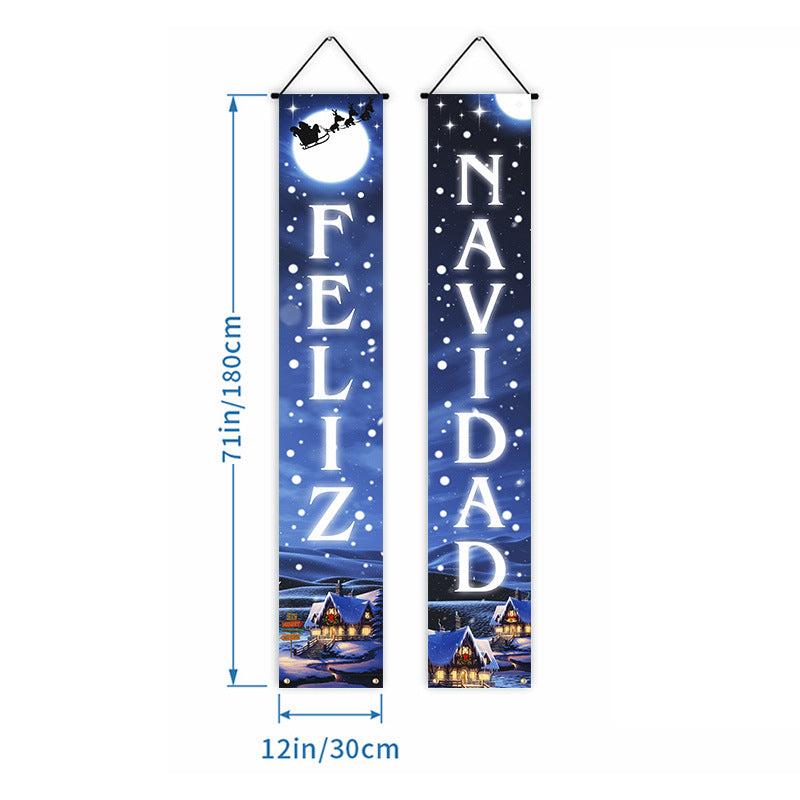 Christmas Door Banner Decor