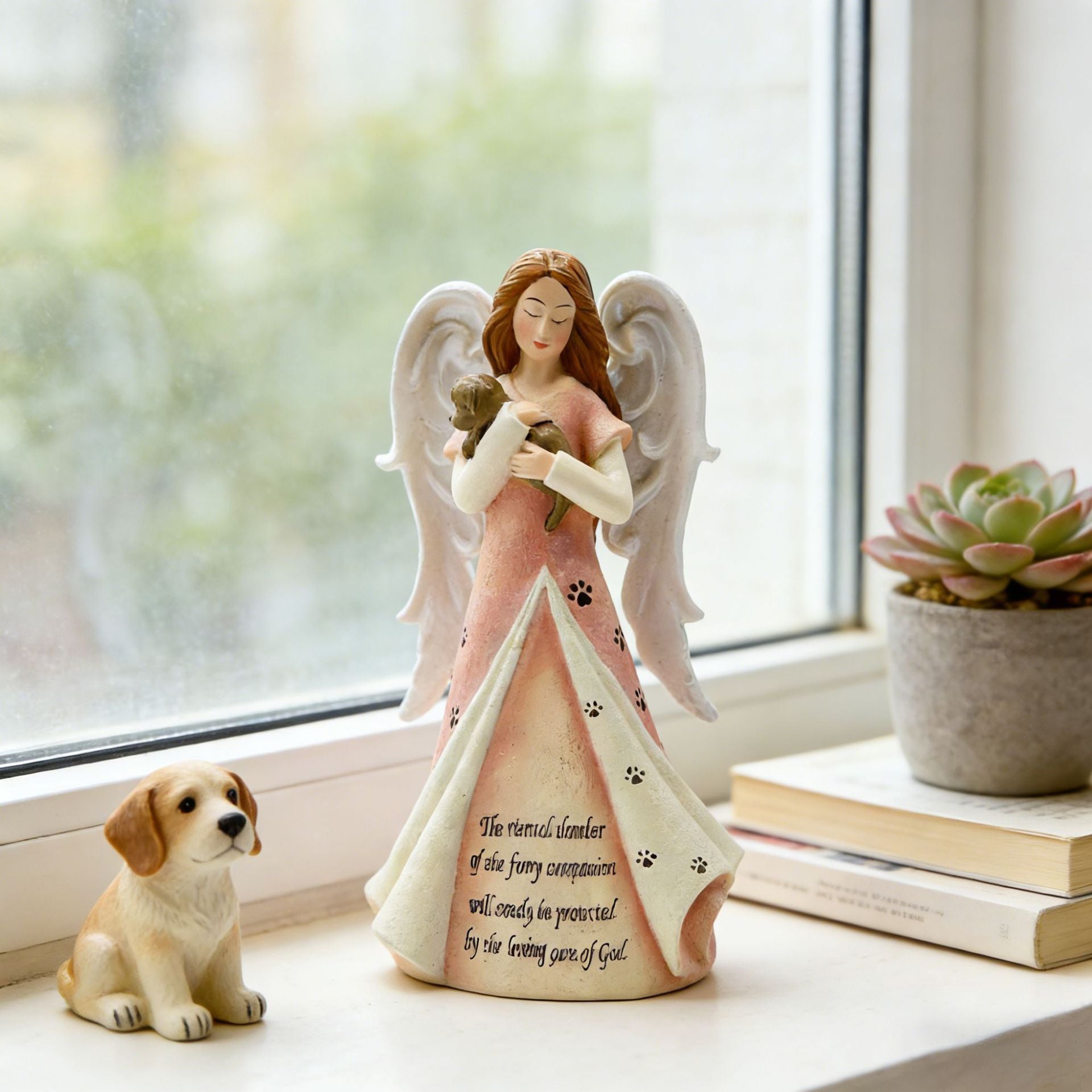 Angel statue built in memory of dogs