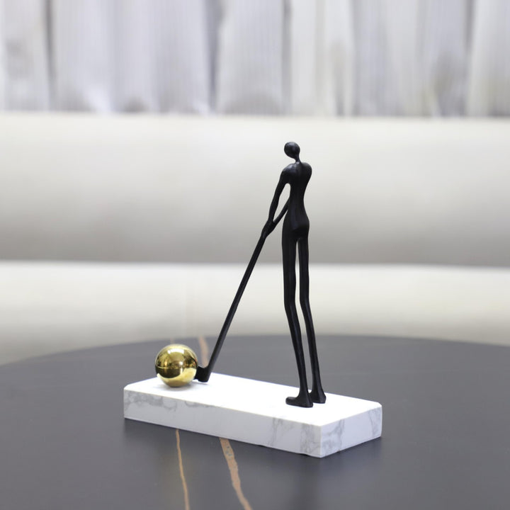 Abstract Golfer Figurine