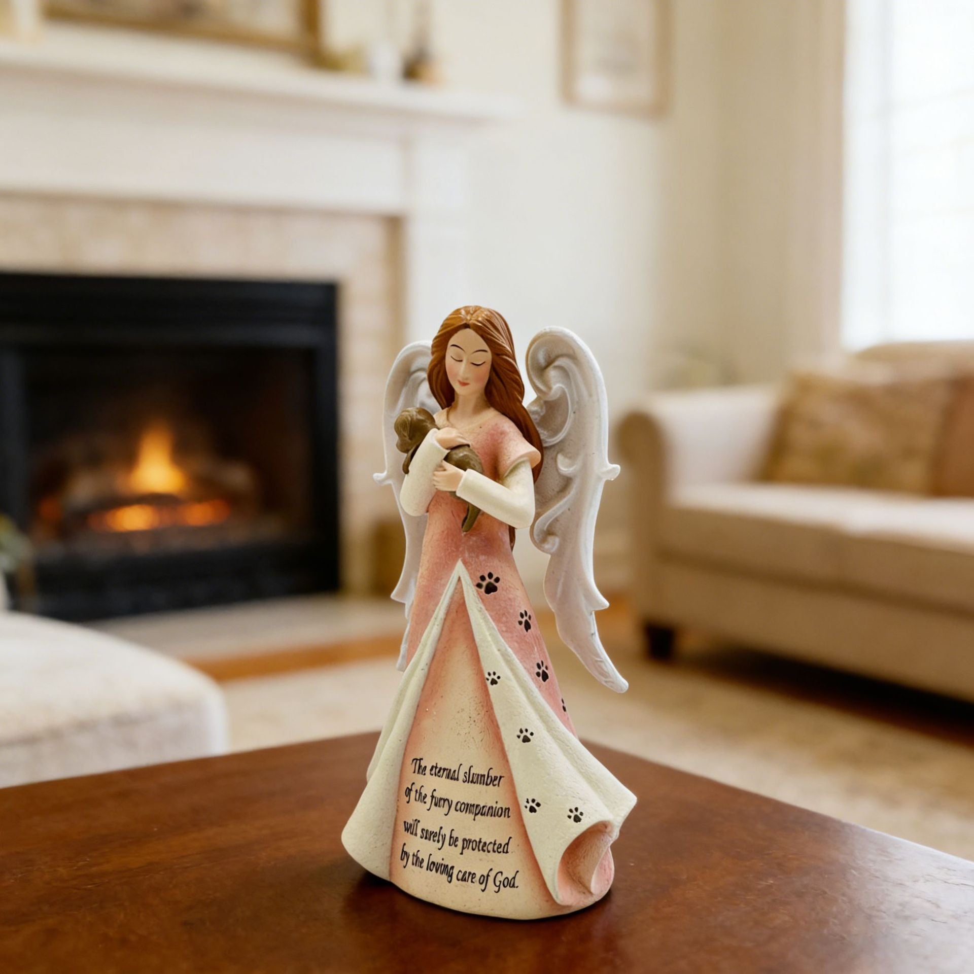 Angel statue built in memory of dogs