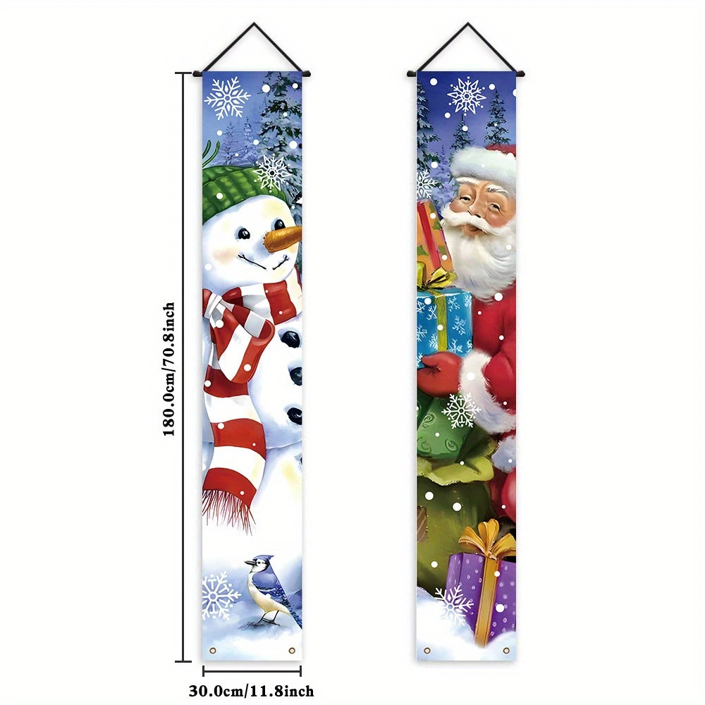Christmas Door Banner Decor