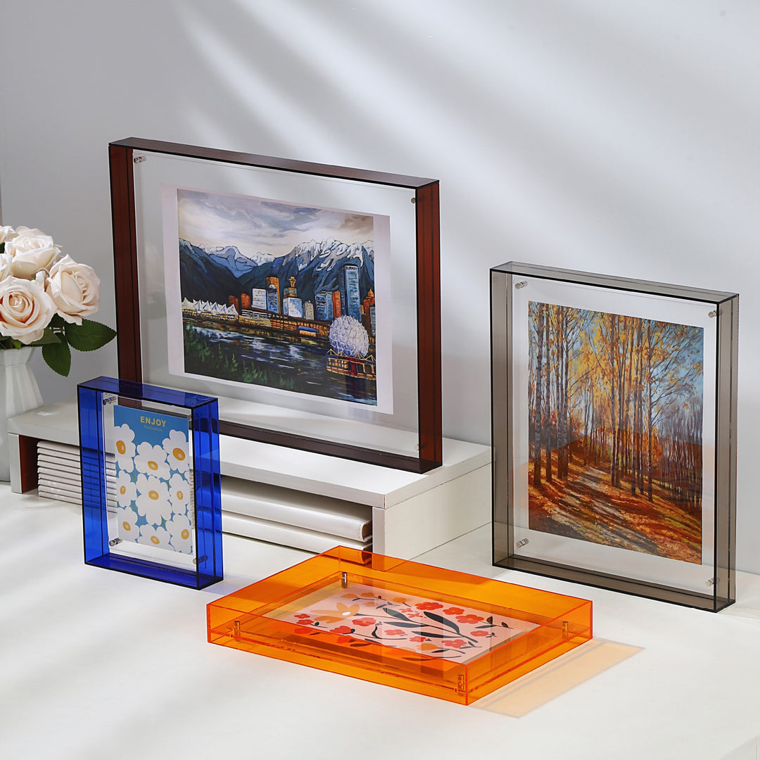 High-Quality Transparent Acrylic Wall-Mounted Photo Frame