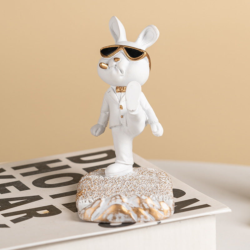Cute Bunny Phone Stand Decor