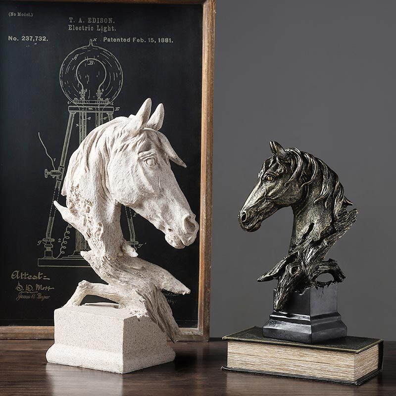 Equinox Grace – Modern Horse Head Sculpture