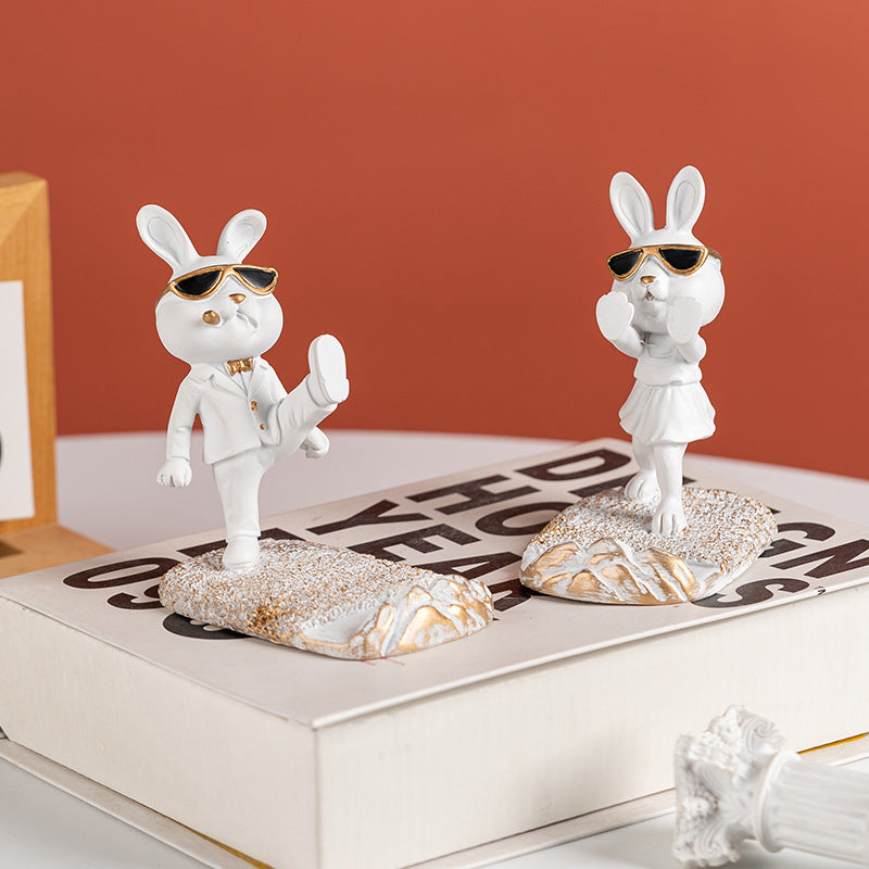 Cute Bunny Phone Stand Decor