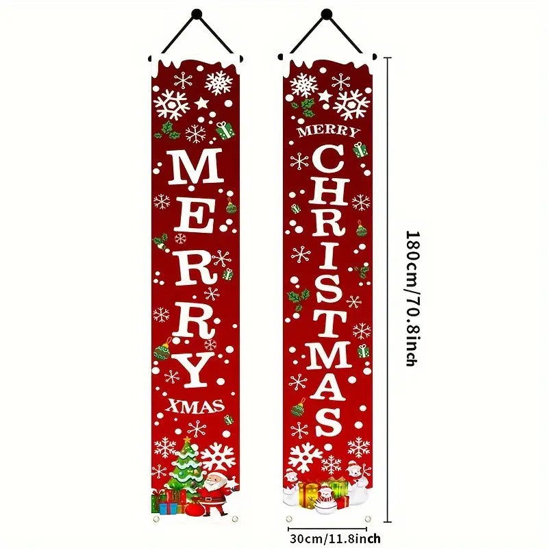 Christmas Door Banner Decor